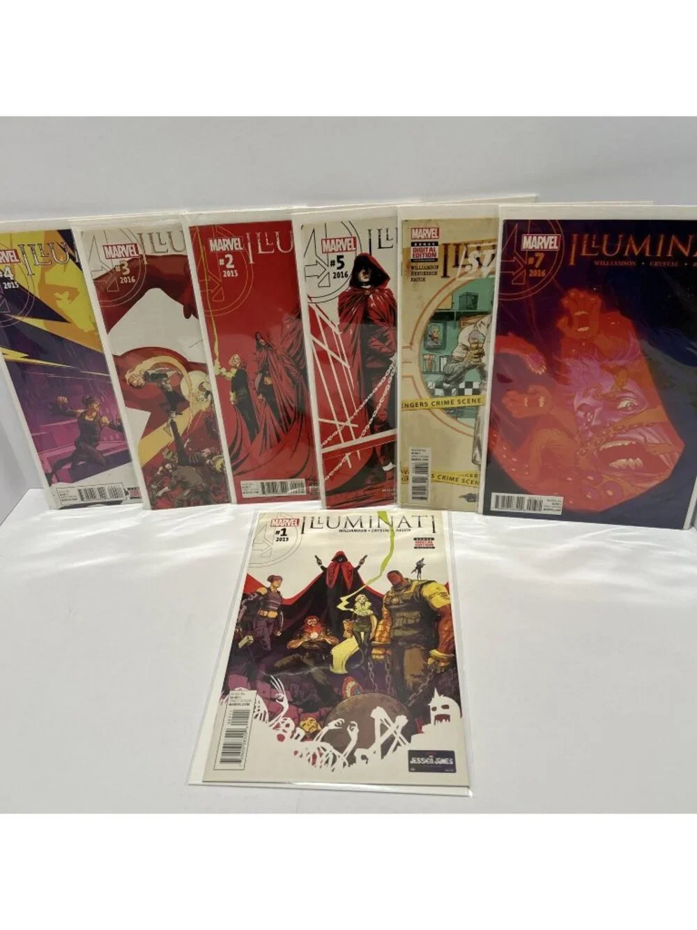 Illuminati Marvel Comics 2015 & 2016 1 -7 Set Run Lot Marvel High-Grade Comic